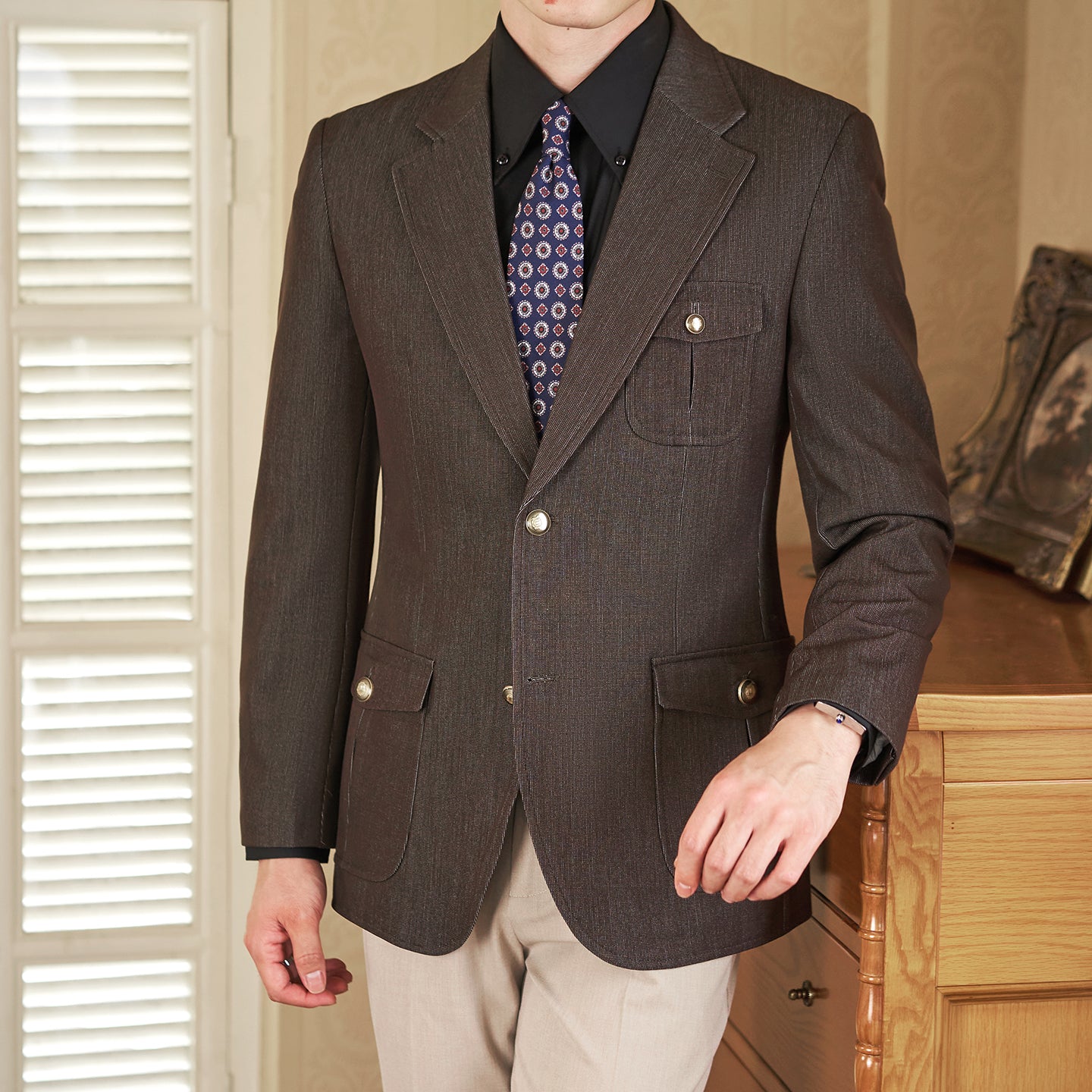 Anti-wrinkle Easy-to-care Suit