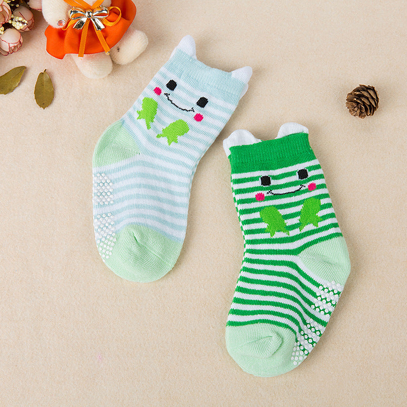 Korean Version Of 2 Pairs Of Stereo Ears Children Socks Cartoon