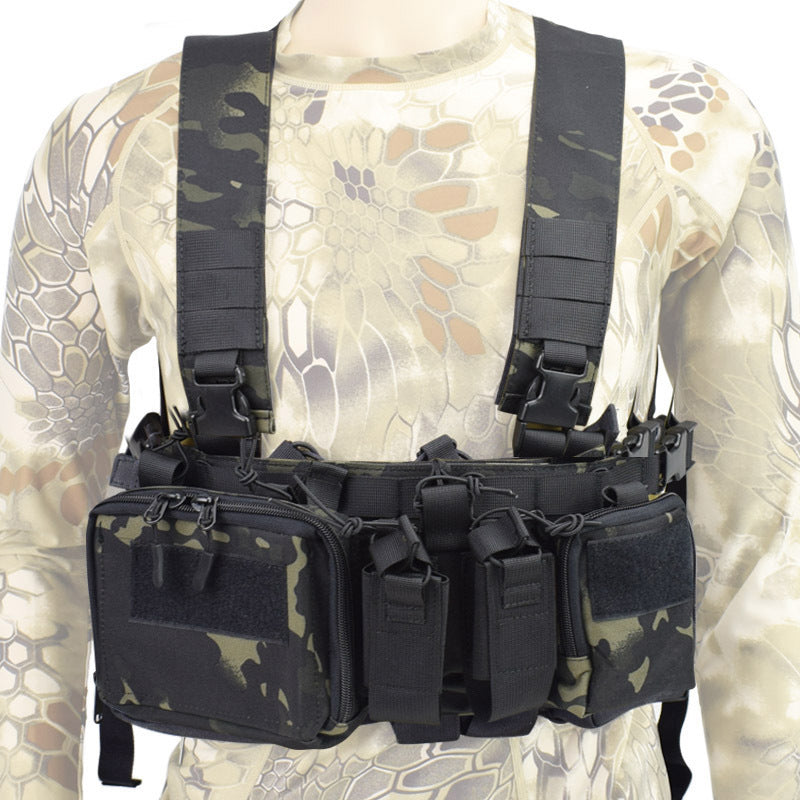 Tactical Suit Chest Hanging Vest Multi-function
