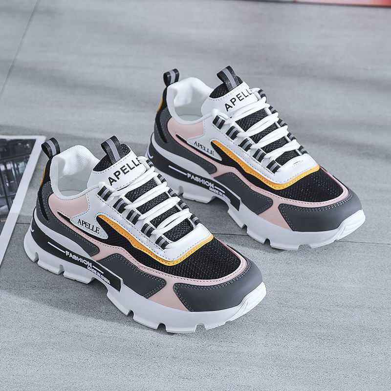 Korean Style All-match Ins Thick-soled Casual Shoes For Female Students