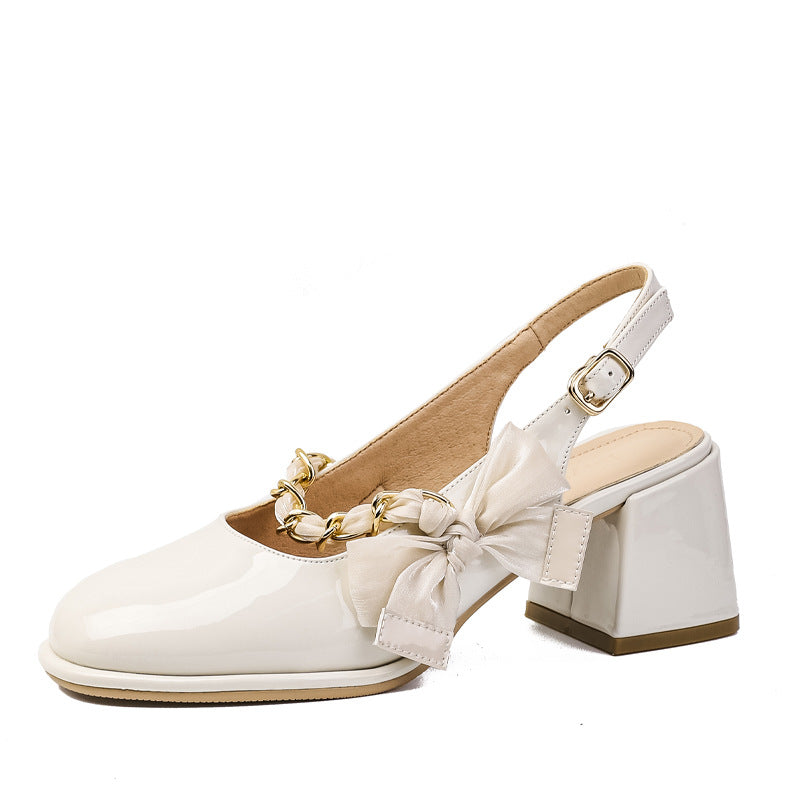 Mary Jane Women's Mid-heel Chunky Heel Shoes
