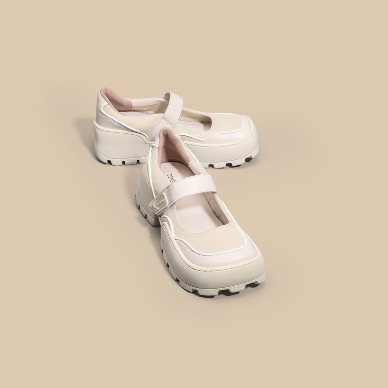 Vintage Mary Shoes With Platform Soles