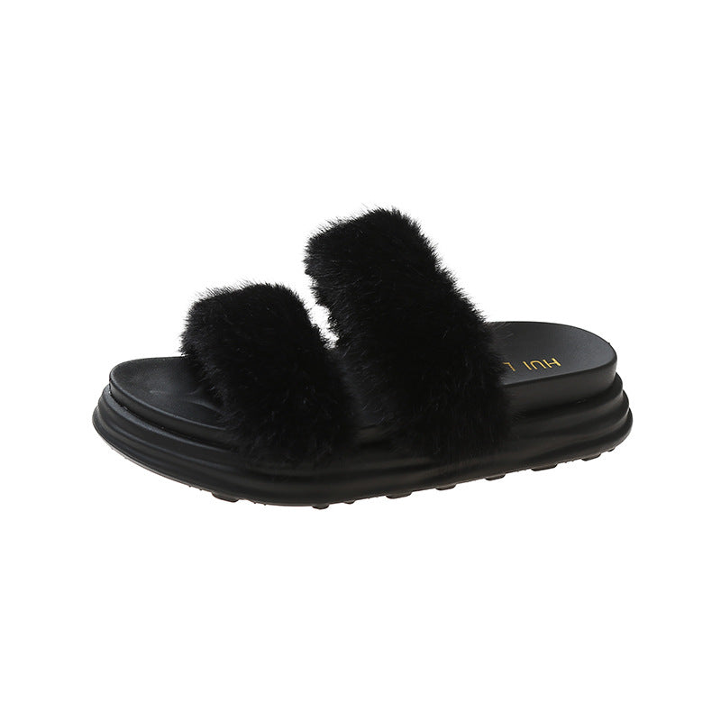 Fashionable Outer Wear Netflix One-piece Flat Bottom Comfortable Casual Sandals