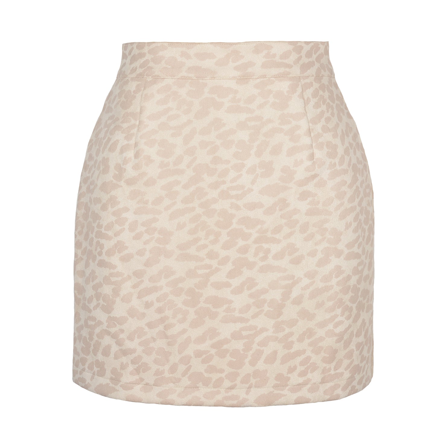 Bronzing Leopard Suede Skirt European And American High Waist Skirt