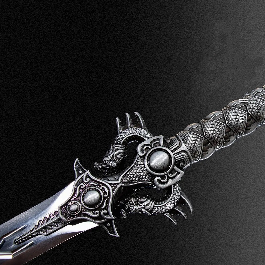 Lilong Sword One-piece High Manganese Steel Collectible Cold Weapon Unsharpened Not For Self-Defense