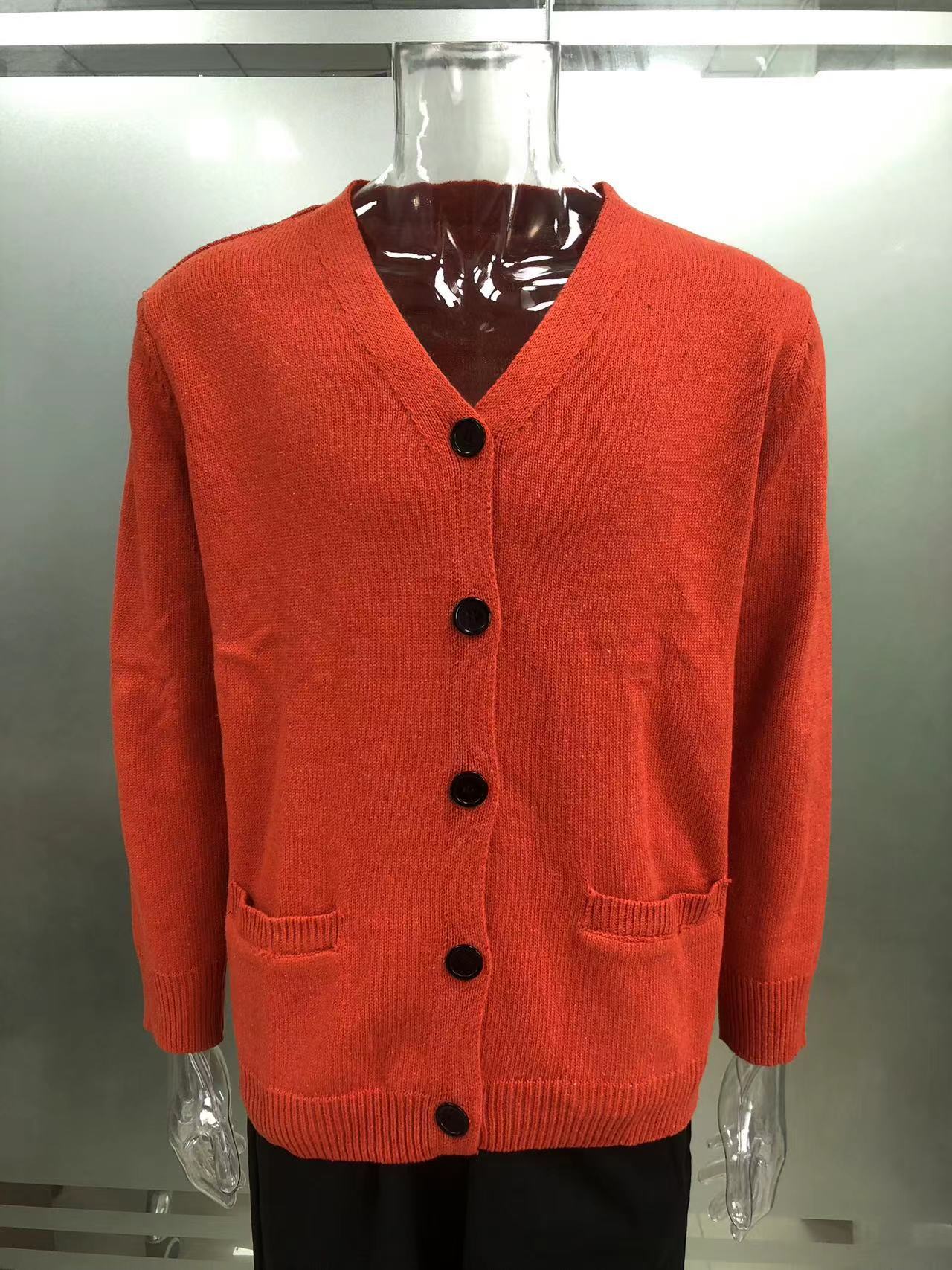 Men's Double-sided Pocket Autumn And Winter New Knitwear V-neck Long Sleeve Slim Sweater Cardigan