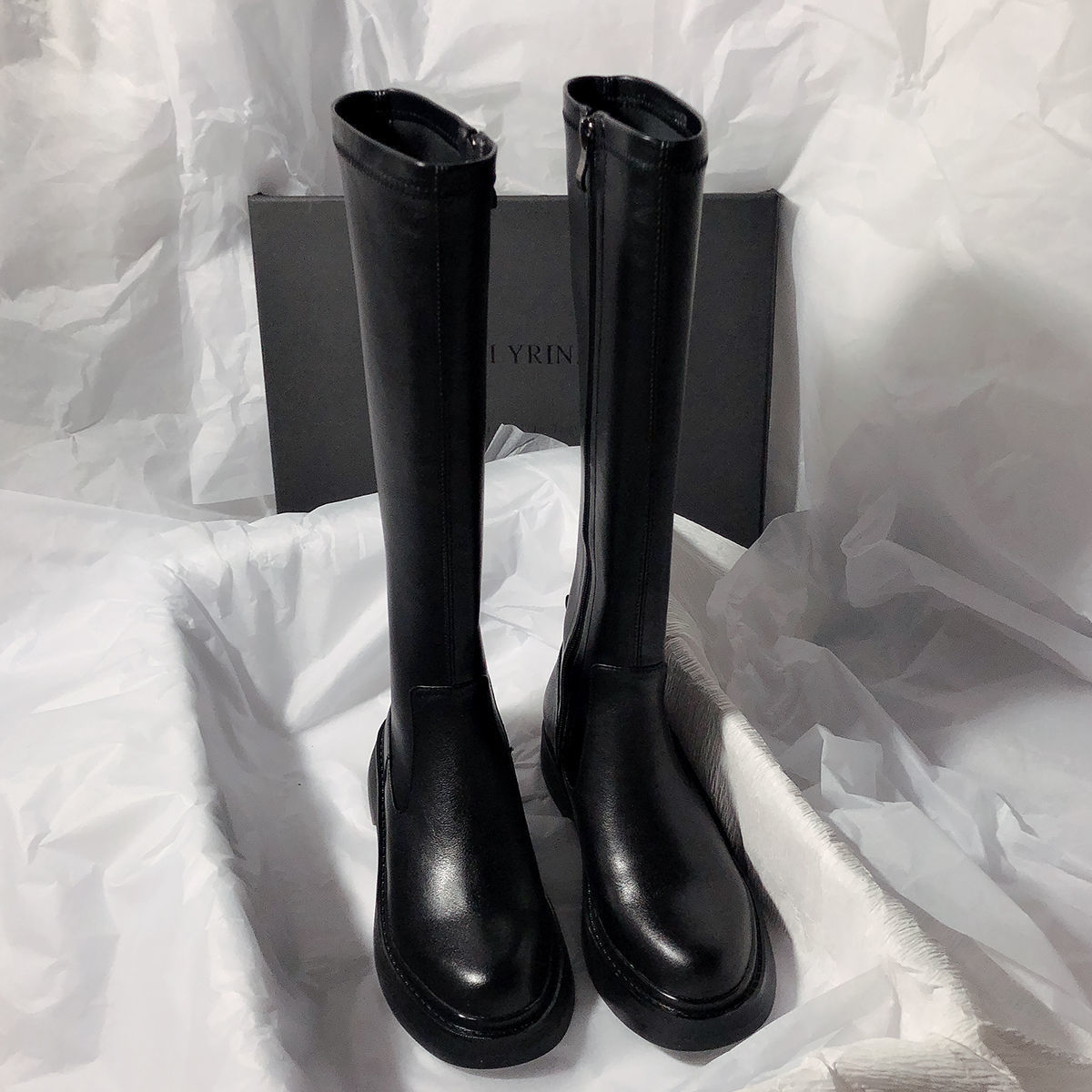 All-match Long Boots Thick-soled Thick Heel High Tube