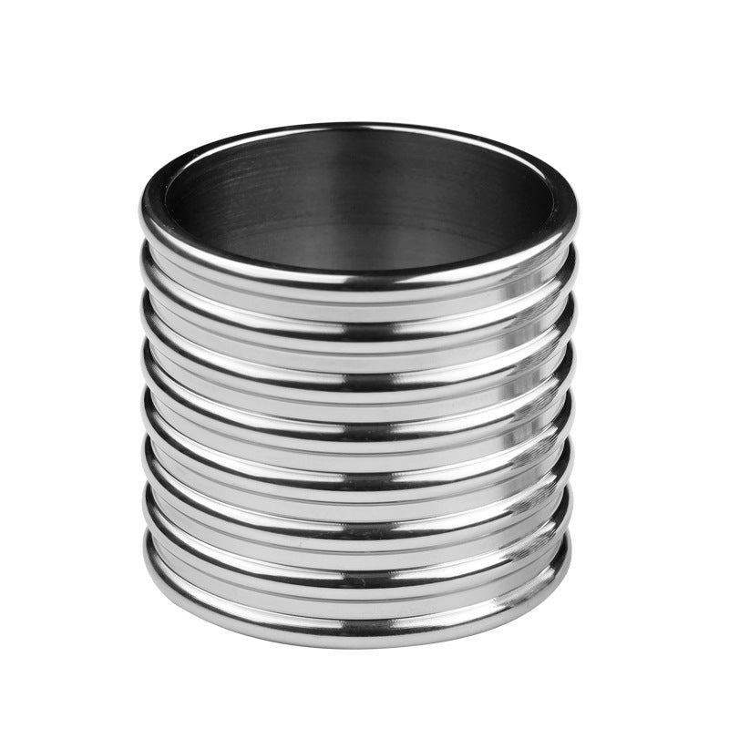 Metal Stainless Steel Tie Stretch Ring For Men