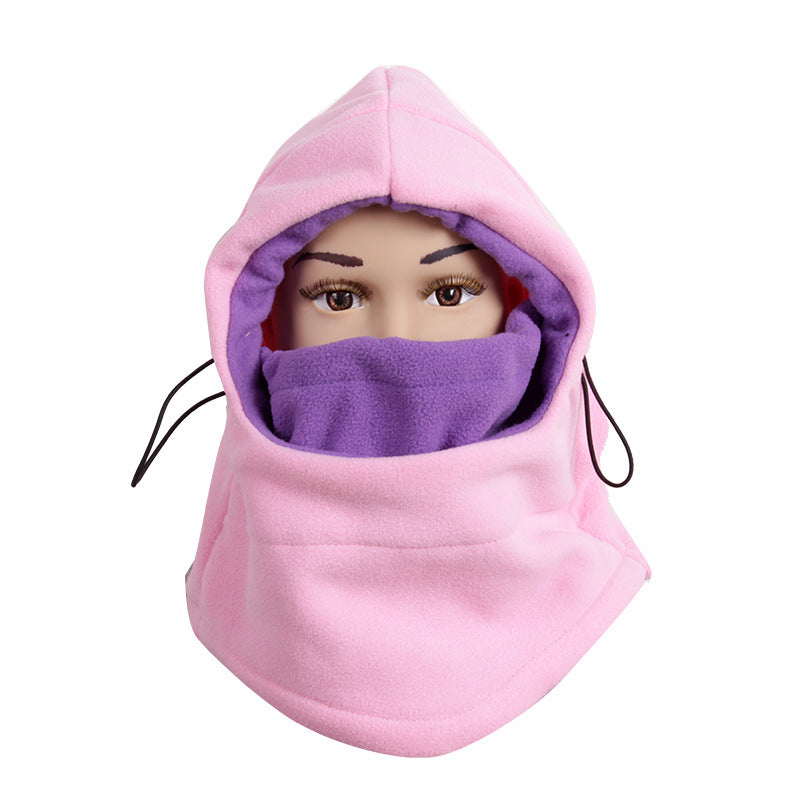 Winter Outdoor Upgrade Double-sided Fleece Thickened Hat