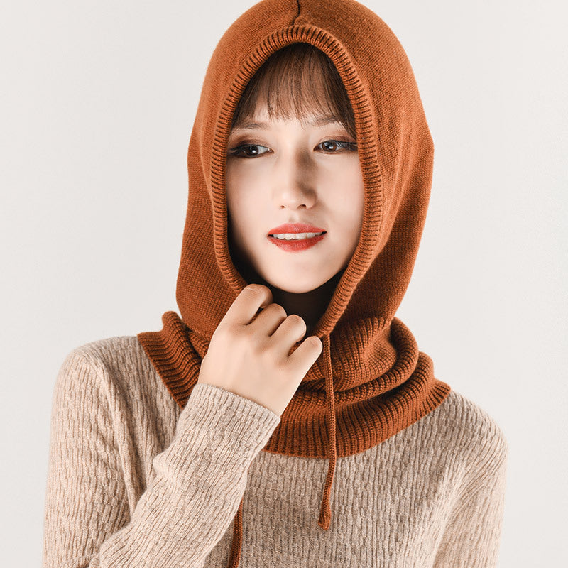 Cashmere Wool Yarn Autumn And Winter Men's And Women's Knitted Headwear