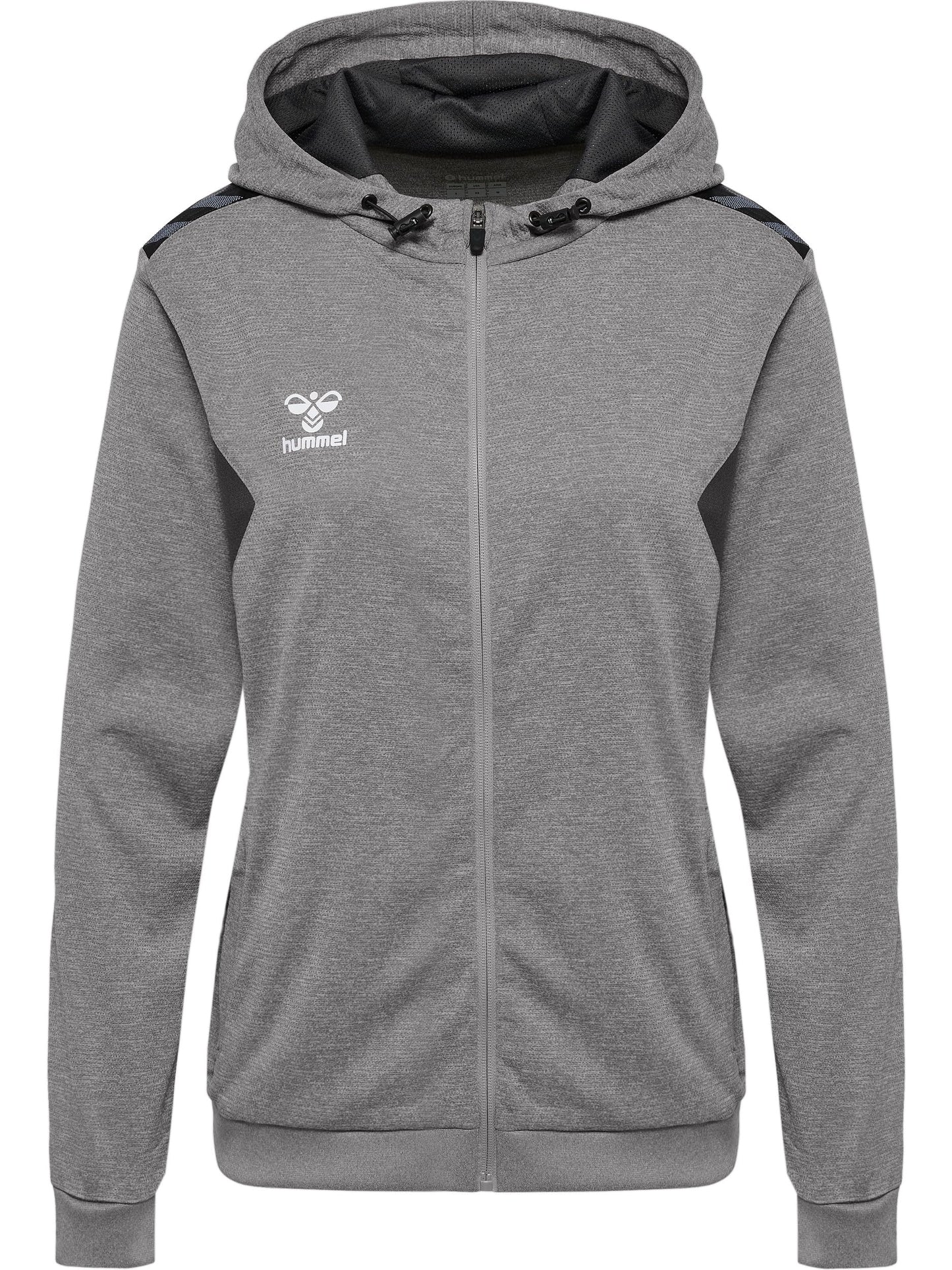 hummel dam HmlAutentisk Pl zip huvtröja dam Sweatshirt