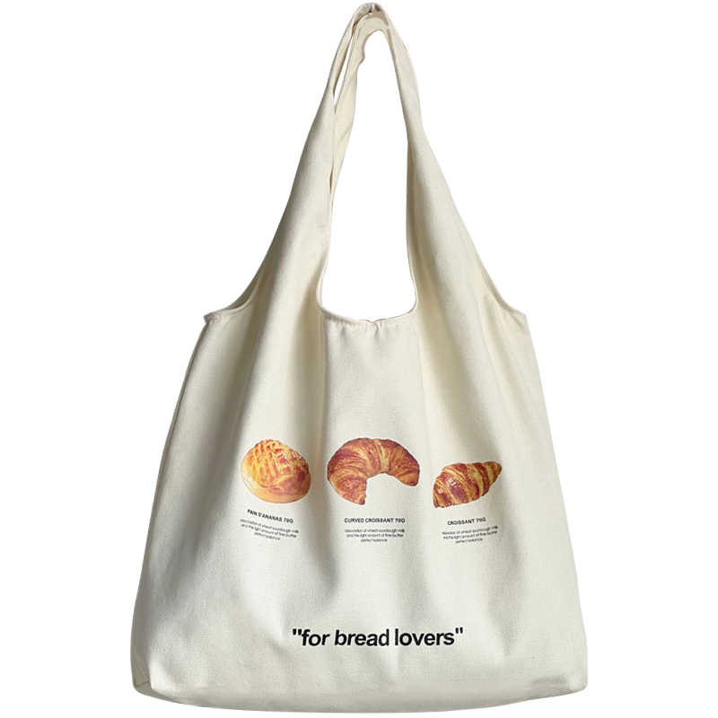 Bread Lovers Can Celebrate Croissant One-shoulder Canvas Bag