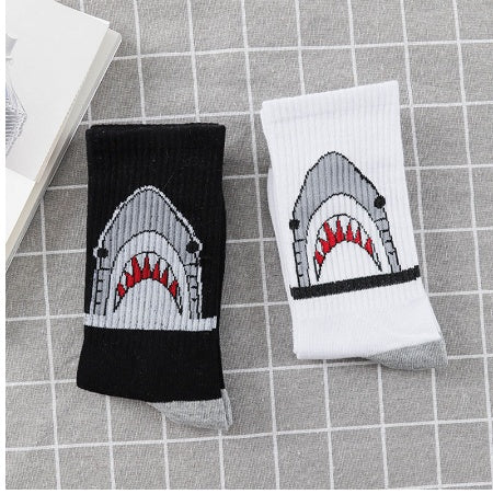 White autumn and winter tube tide socks European and American fashion personality female socks