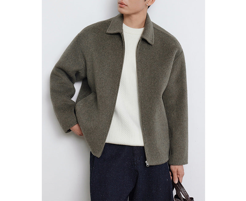 Double-sided Woolen Coat Men's Autumn And Winter