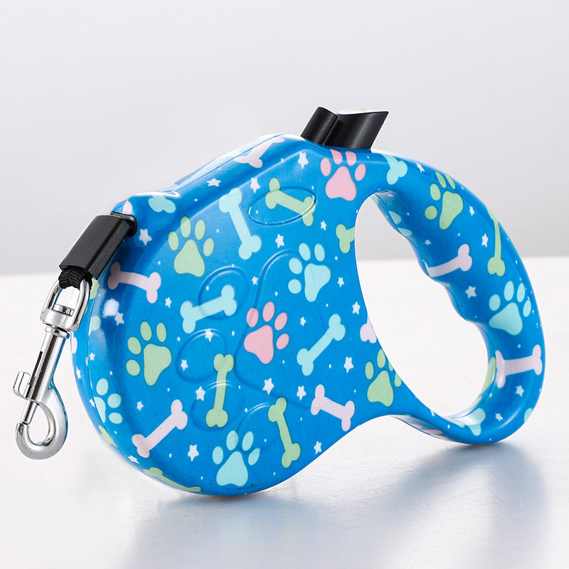 Creative Printed Pet Automatic Retractable Leash