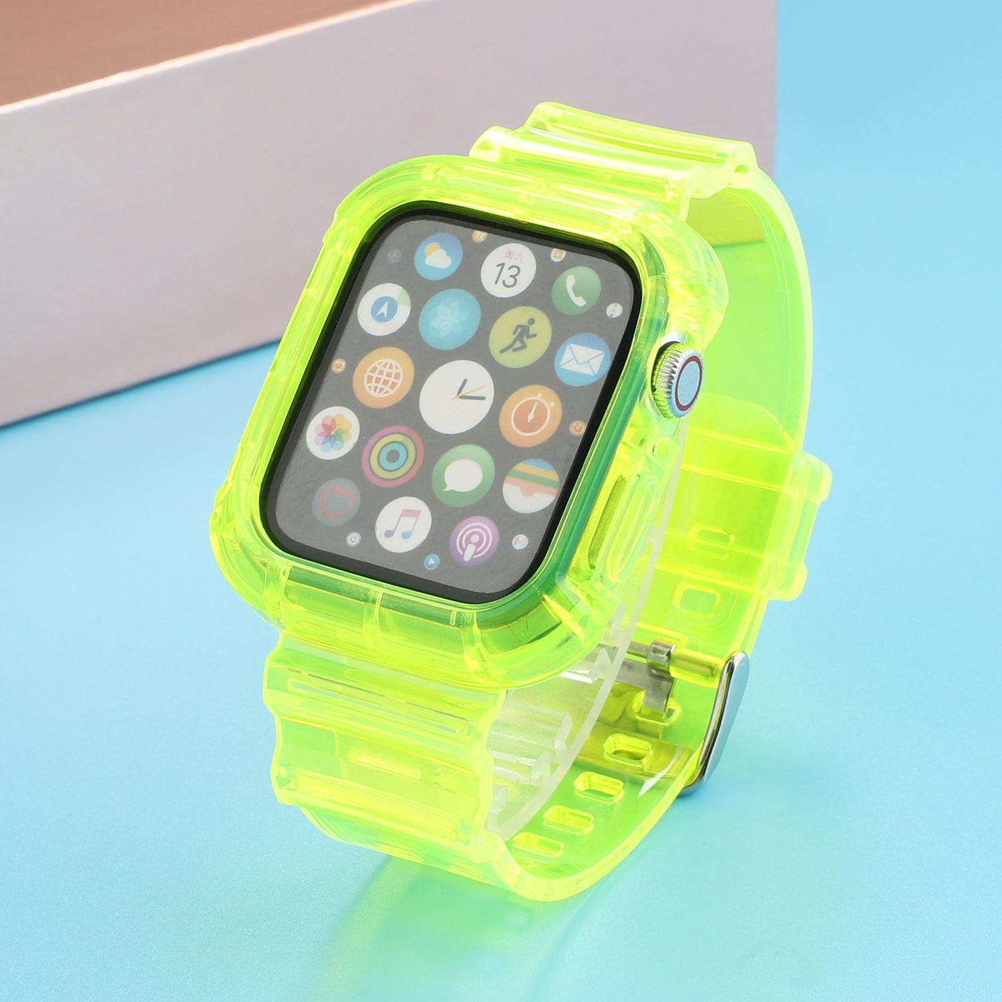 Transparent anti-drop watch strap