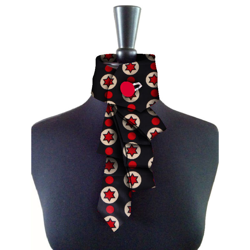 African women's bow collar