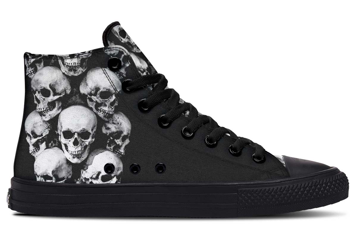 Printed Couple High-top Canvas Shoes
