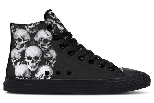 Printed Couple High-top Canvas Shoes