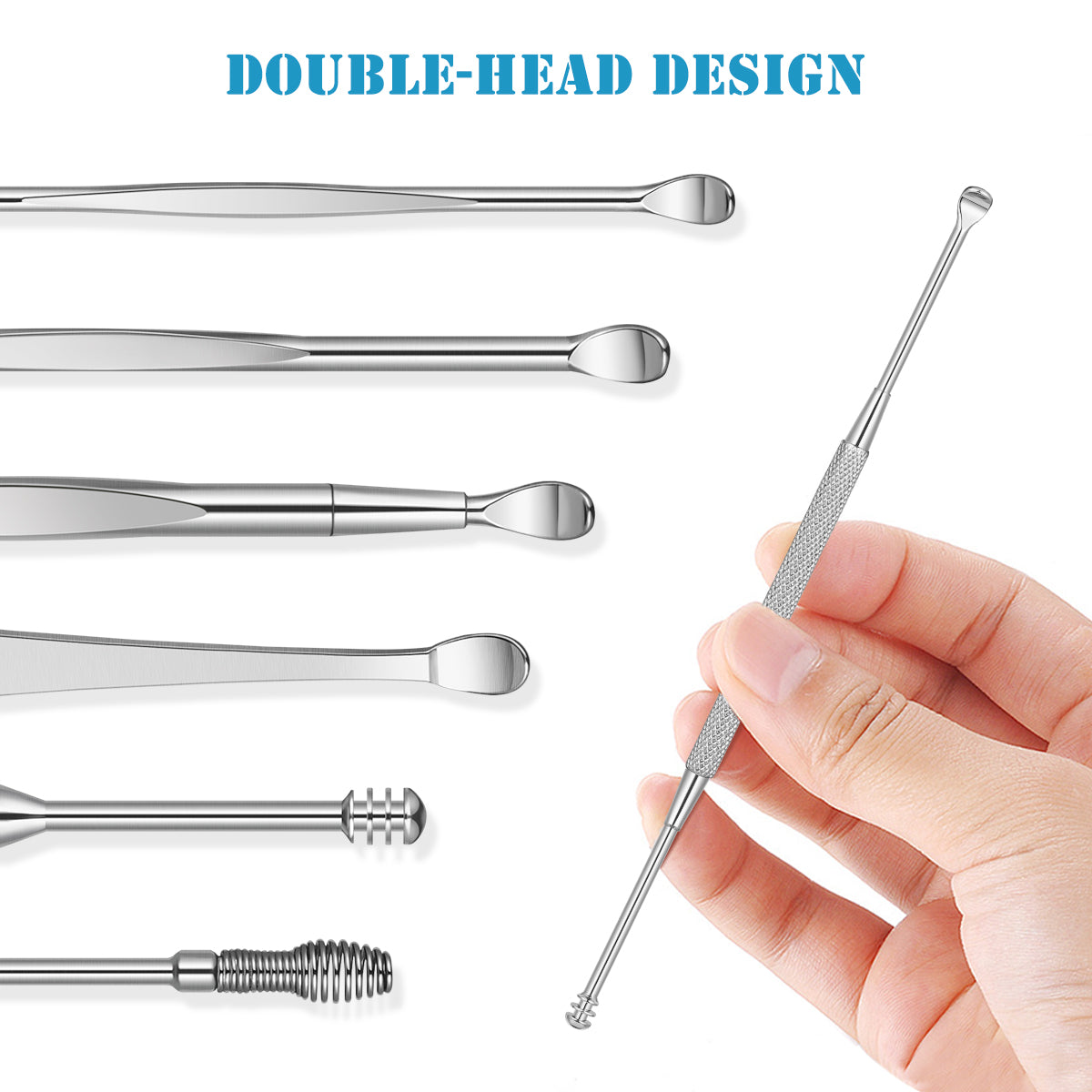 8-piece kit for earwax removal