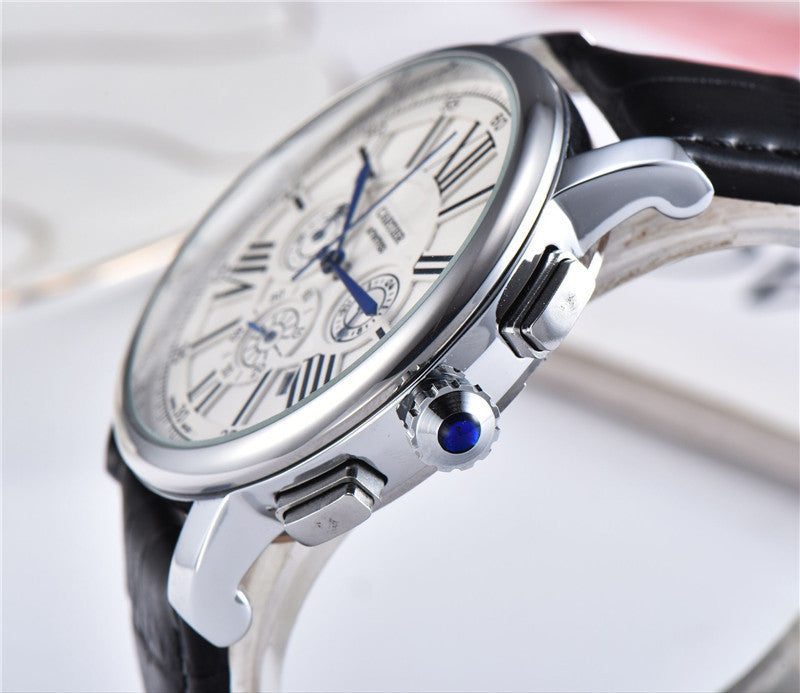 running seconds business watch 6-pin