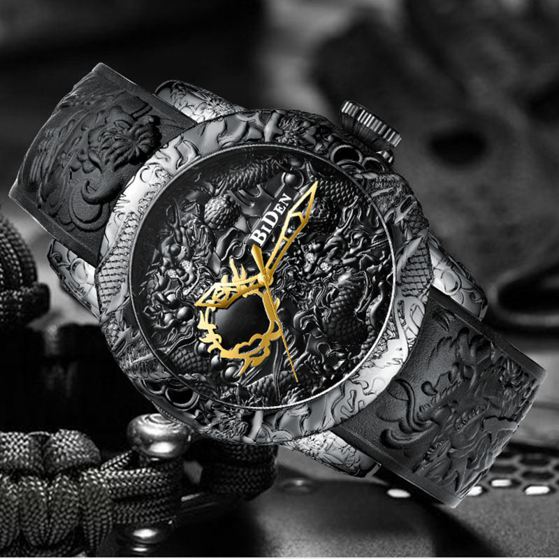 Men's creative fashion dragon watch