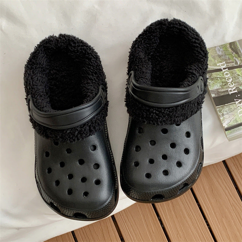 Fleece-lined Insulated Shoe Covers That Are Detachable