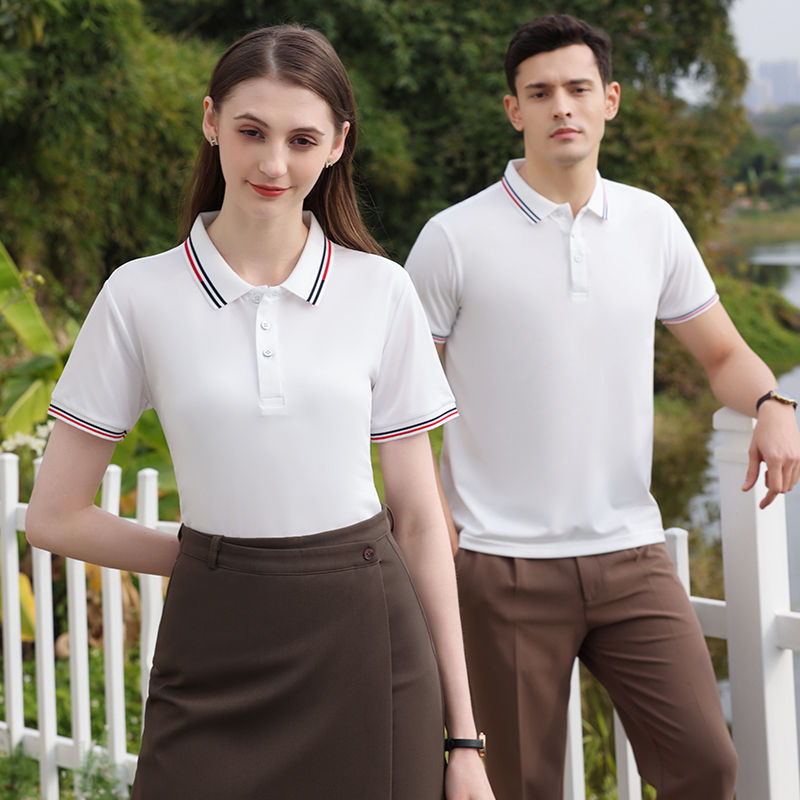 ICE Cotton Lapel Summer Short-sleeved Casual Polo Shirt