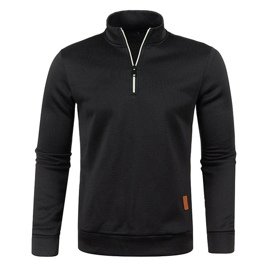 Autumn And Winter Men's Zippered Sweater