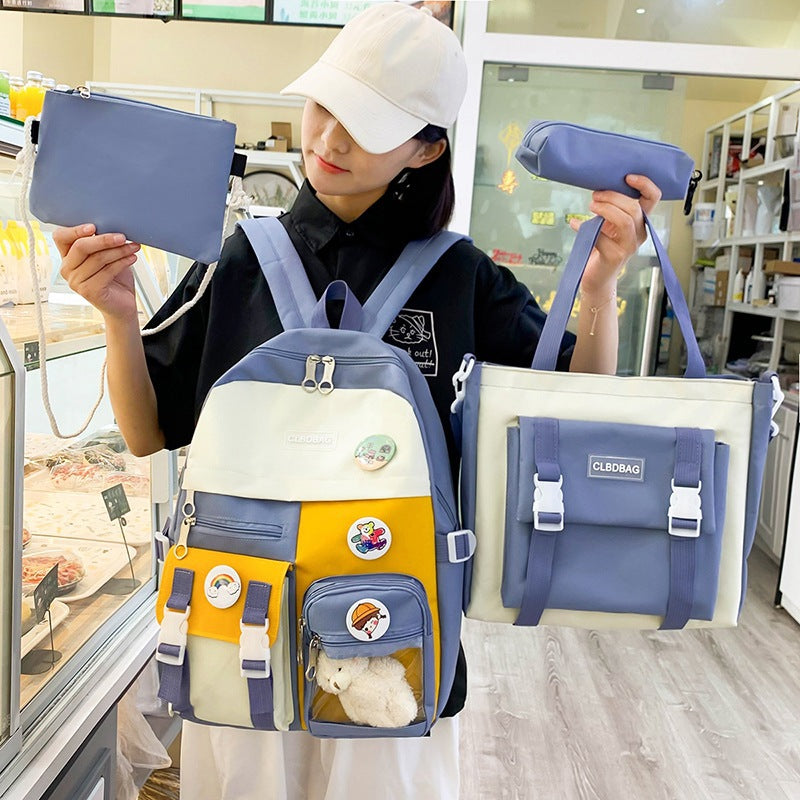 Junior High School Student Backpack Boys And Girls