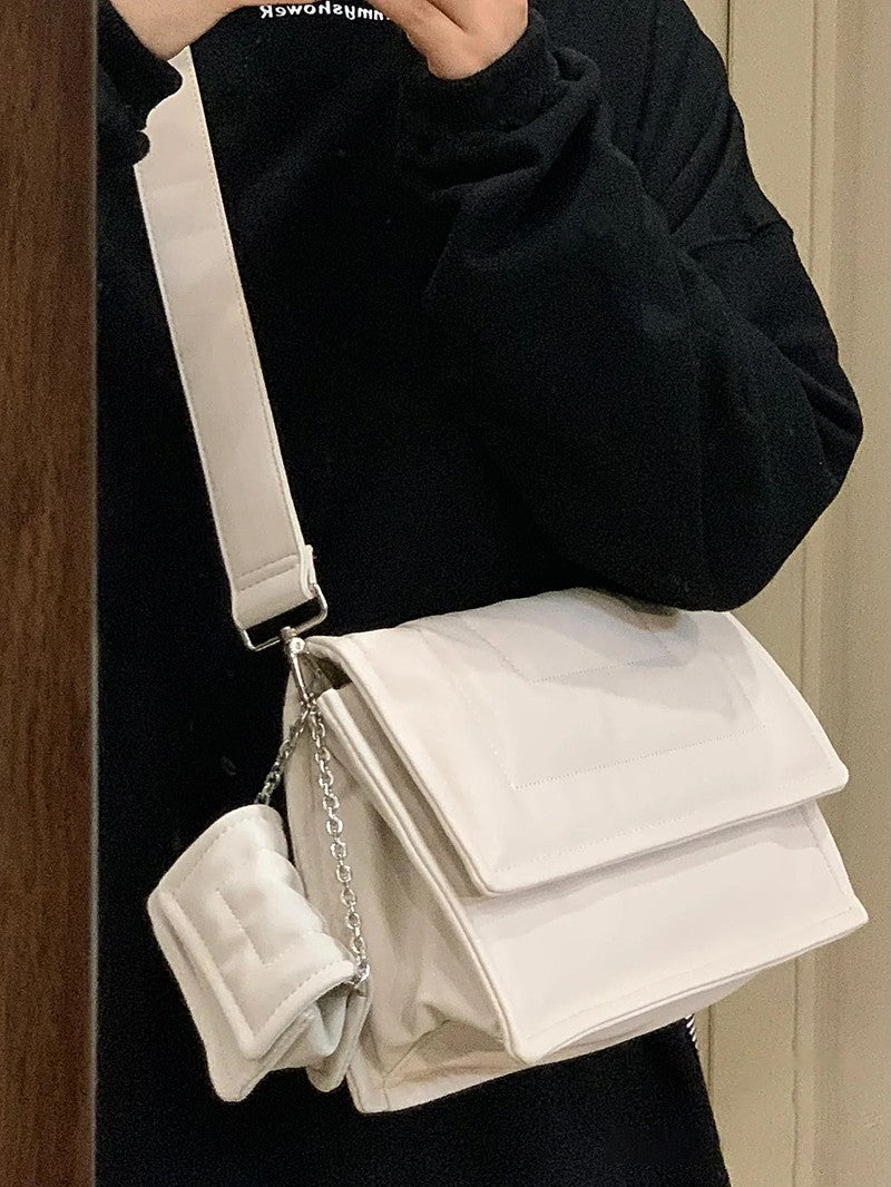 Large Capacity Stacked Shoulder Crossbody Underarm Sports Bag
