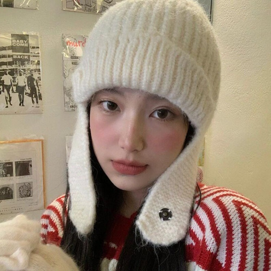 Women's Korean Ins Flight Beanie