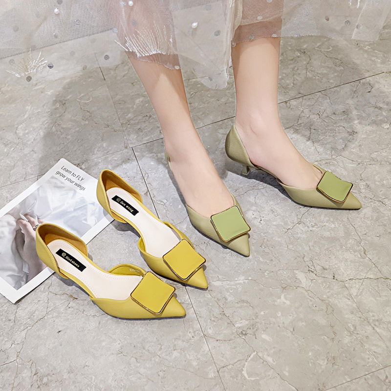 High Heels Stiletto Temperament French Pointed Professional Commuter Single Shoes Women