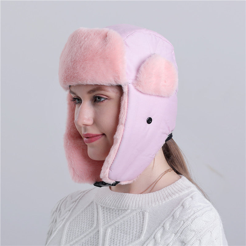 Thickened Lei Feng Hat Warm Hat In Autumn And Winter