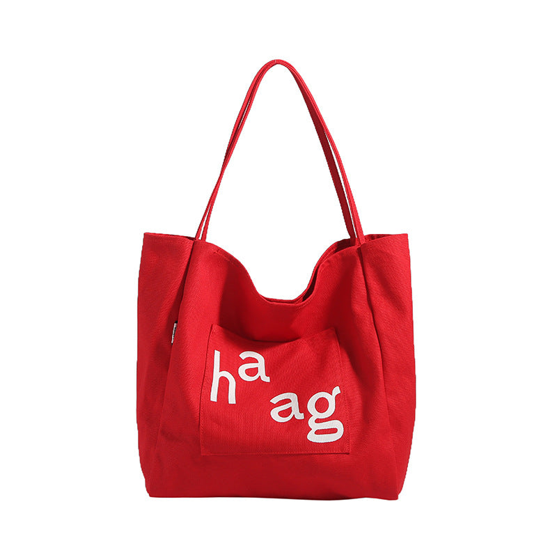 Large Capacity Canvas Commuter Tote