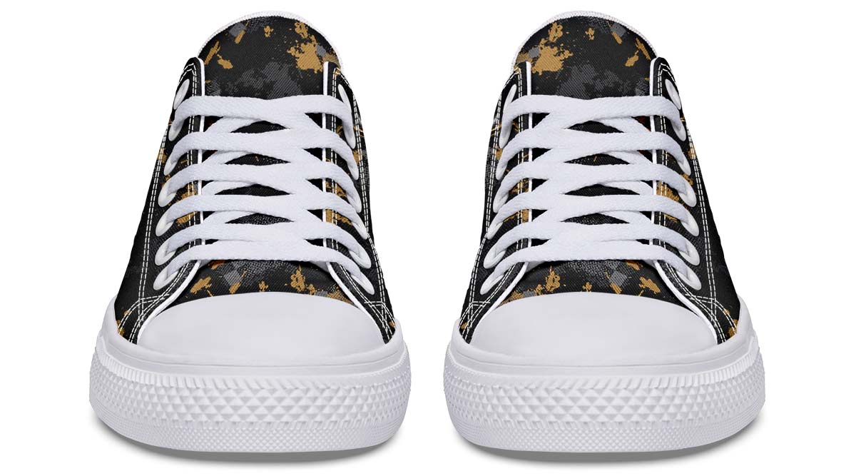 Fashion Print Couple Low-Top Canvas Shoes