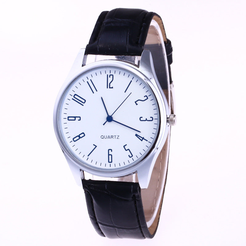 Twelve-digit face men's quartz watch