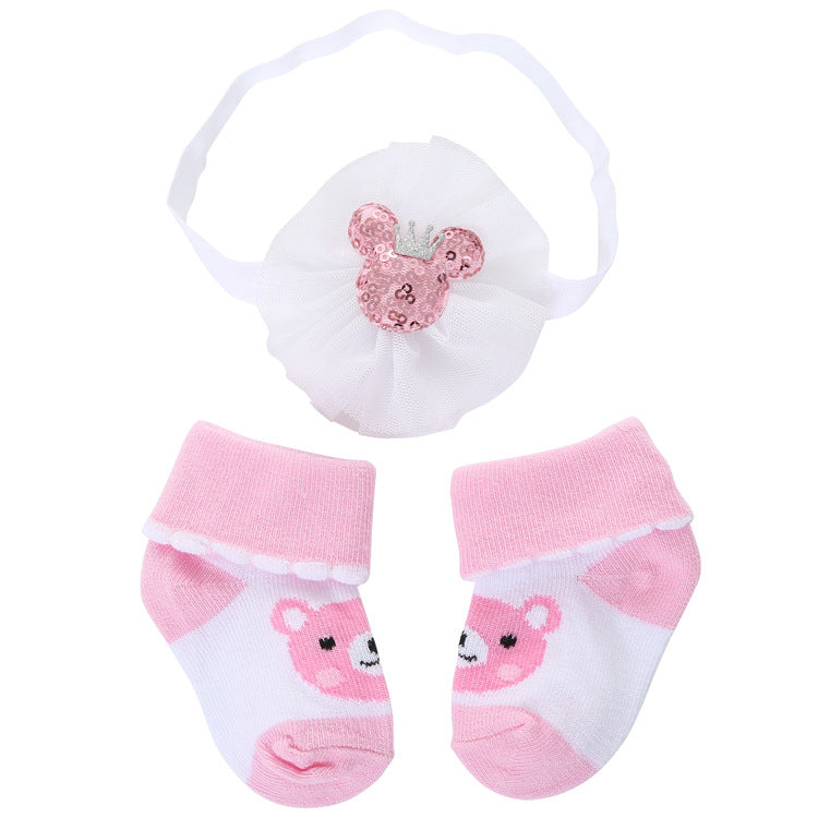 Bow Princess Lace Baby SocksMesh Cute