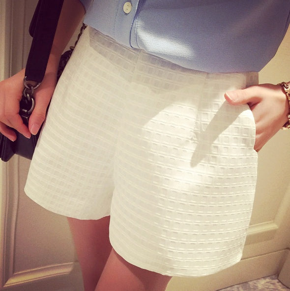 Wide Thigh High Waist Shorts