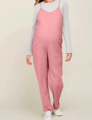 Women's Pocket Sling Adjustable Buckle Jumpsuit