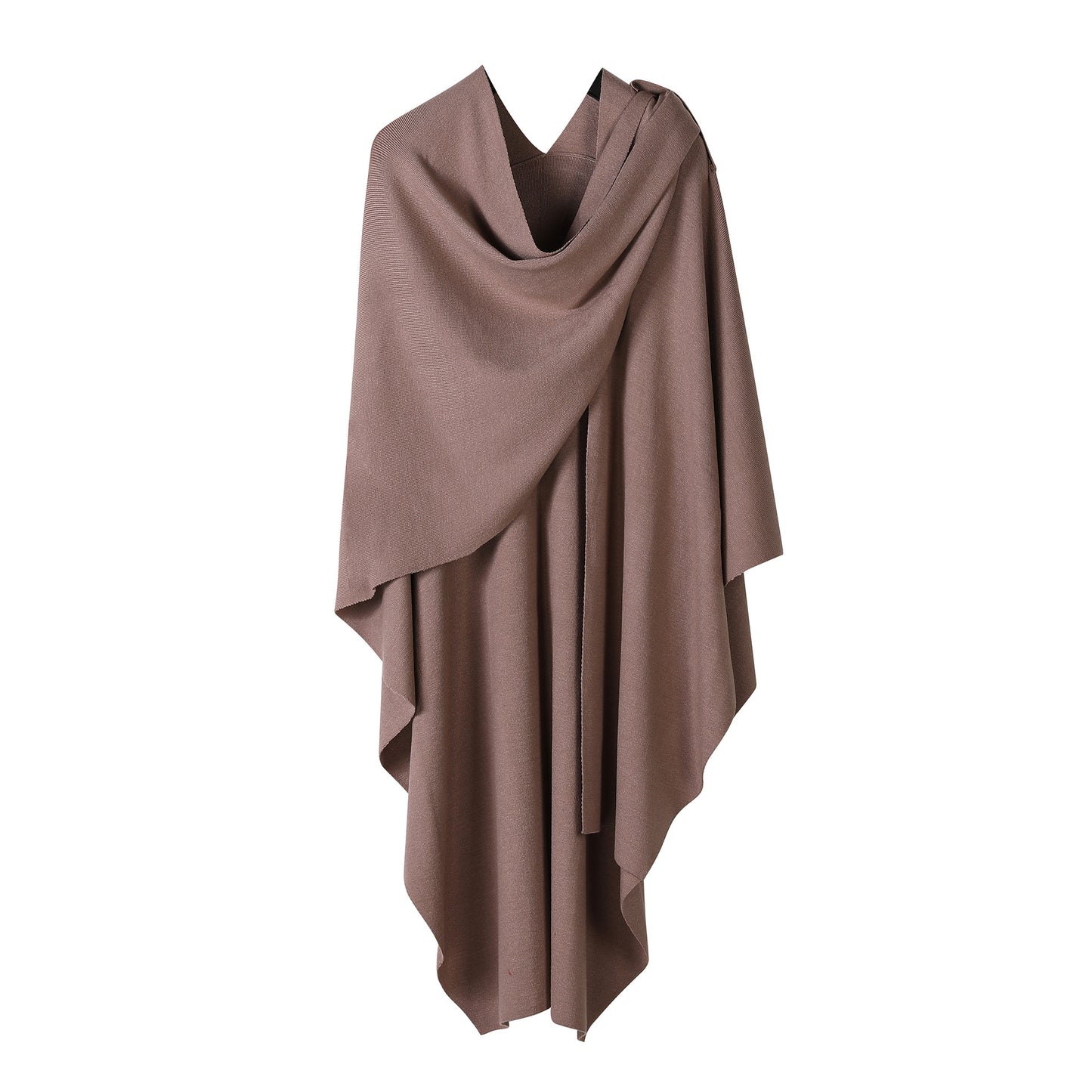 Knitted  Solid Color Shawl For Women