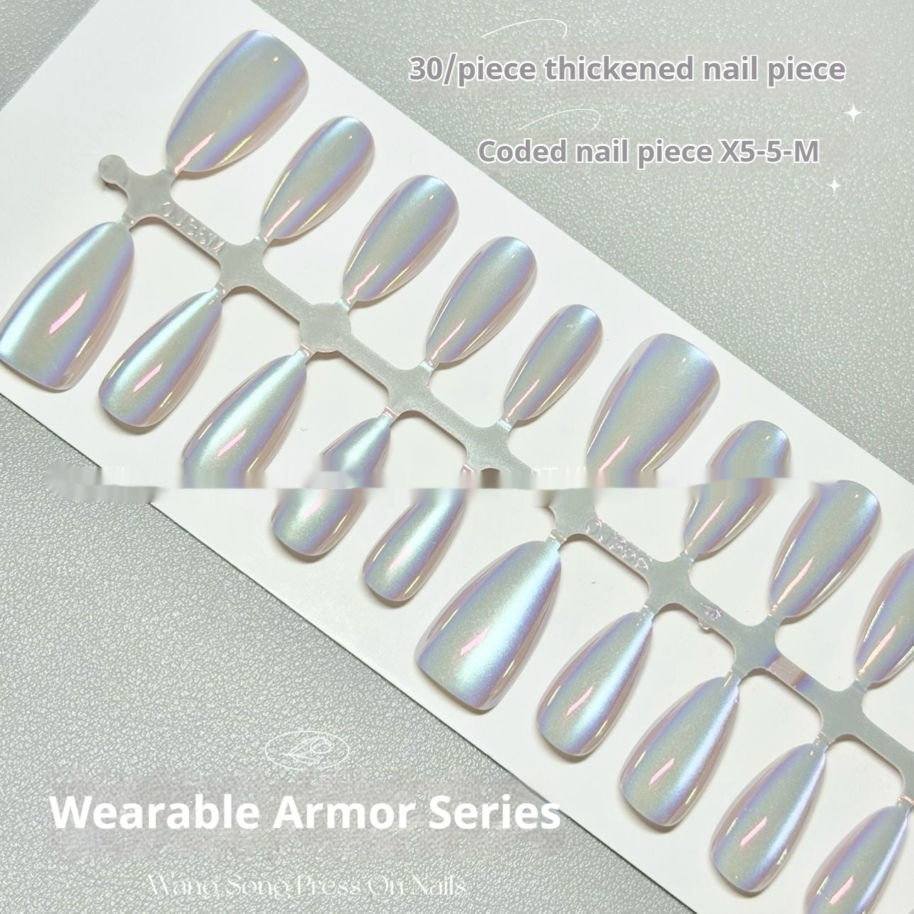 Electroplating Cat Eye 07 Bamboo Smoke Wave Moon Internet Celebrity Aurora Armor Wear Armor