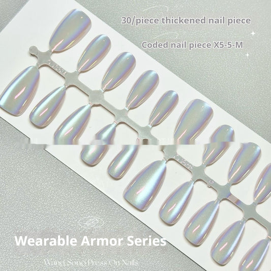 Electroplating Cat Eye 07 Bamboo Smoke Wave Moon Internet Celebrity Aurora Armor Wear Armor