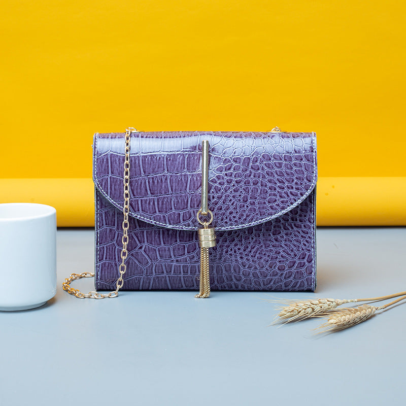 Autumn And Winter Tassel Slung Handbag