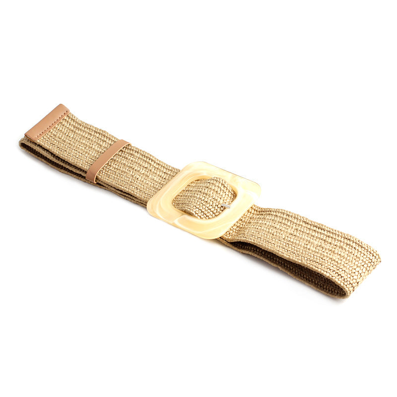 All-match stretch pants belt