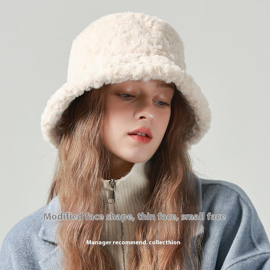 Women's Fashionable Warm All-match Face-showing Small Hat