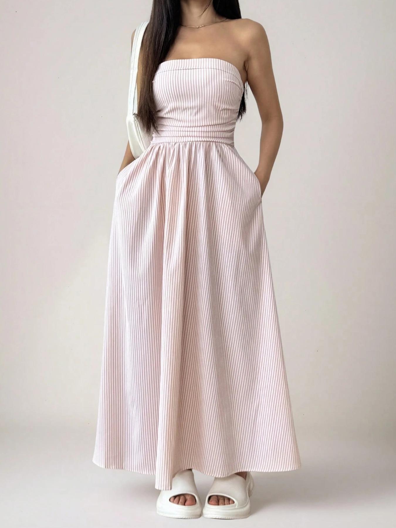 Long Pocket Dress For Women