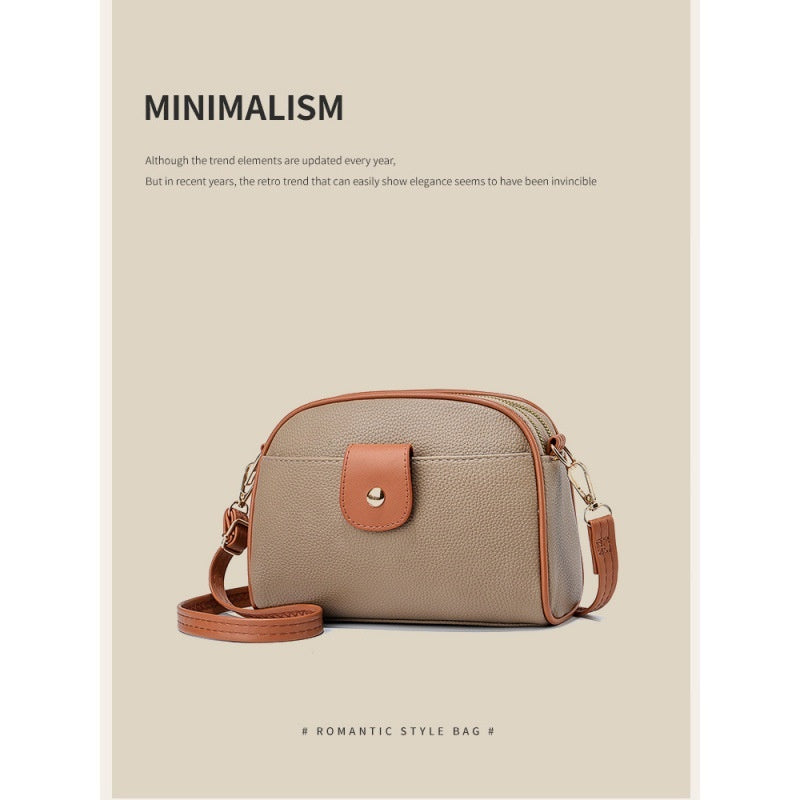 Women's One Shoulder Crossbody Texture Exquisite And Practical Stylish Bag