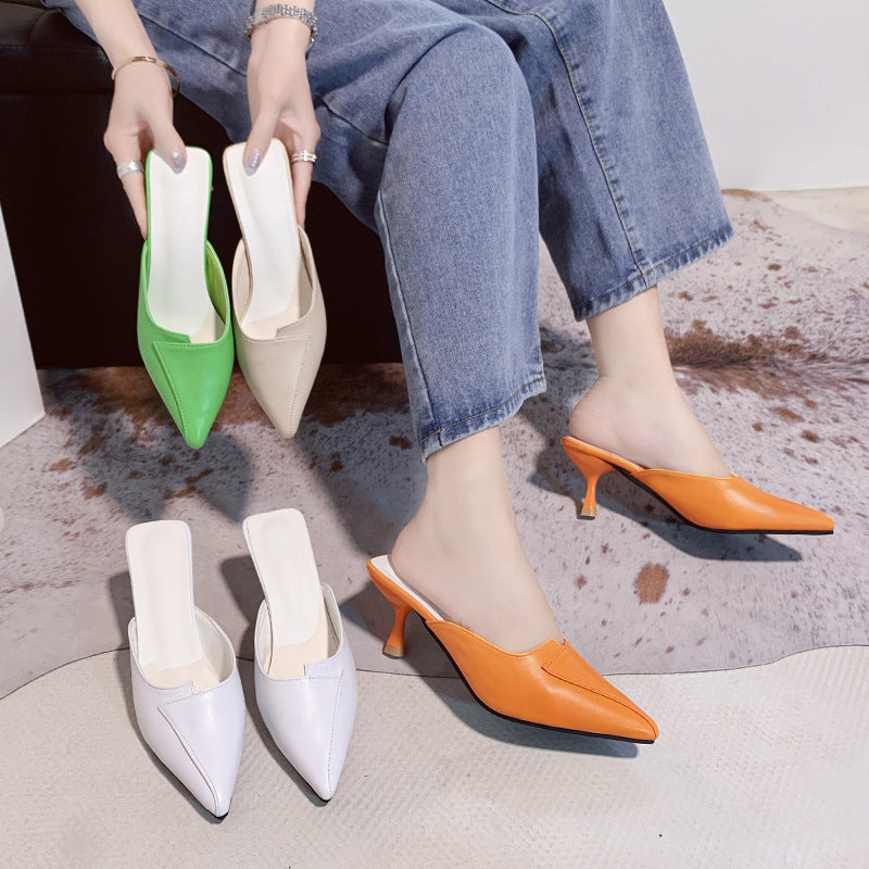 Fashion Simple Pointed Stiletto High Heels