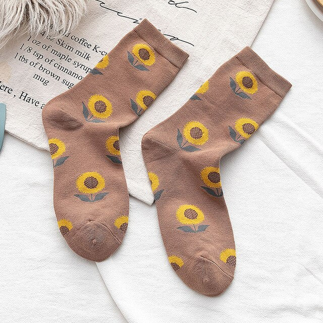 Single needle tube socks